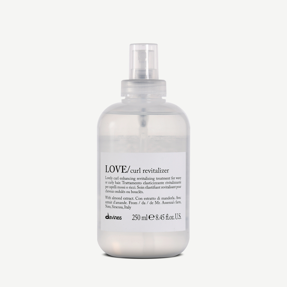 Essential Haircare LOVE Curl Revitalizer - Спрей-ревиталайзер для усиления завитка , объем 250 мл, LOVE Curl Revitalizer - Спрей-ревиталайзер для усиления завитка
Essential Haircare LOVE Curl Revitalizer - Спрей-ревиталайзер для усиления завитка , объем 250 мл, LOVE Curl Revitalizer - Спрей-ревиталайзер для усиления завитка