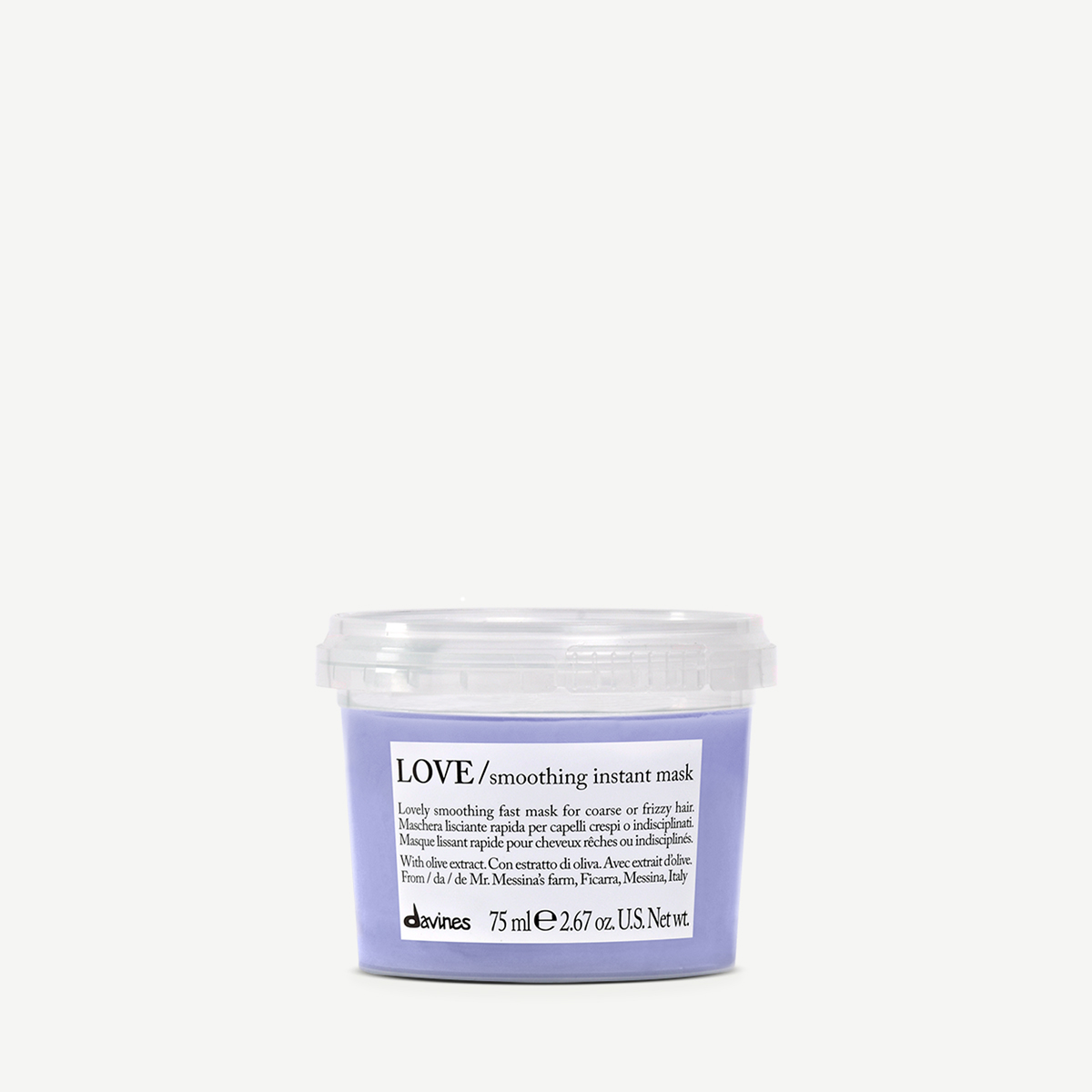 

Essential Haircare LOVE travel мгновенно разглаживающая маска для волос , объем 75 мл, LOVE travel мгновенно разглаживающая маска для волос